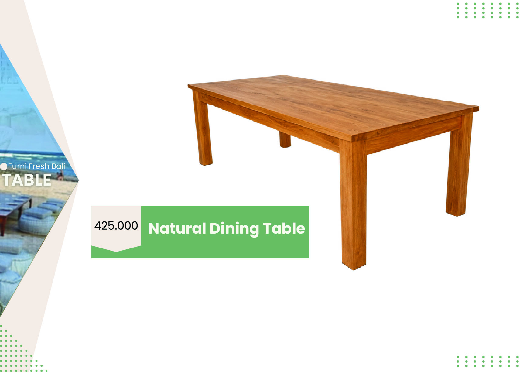 Natural Dining Table