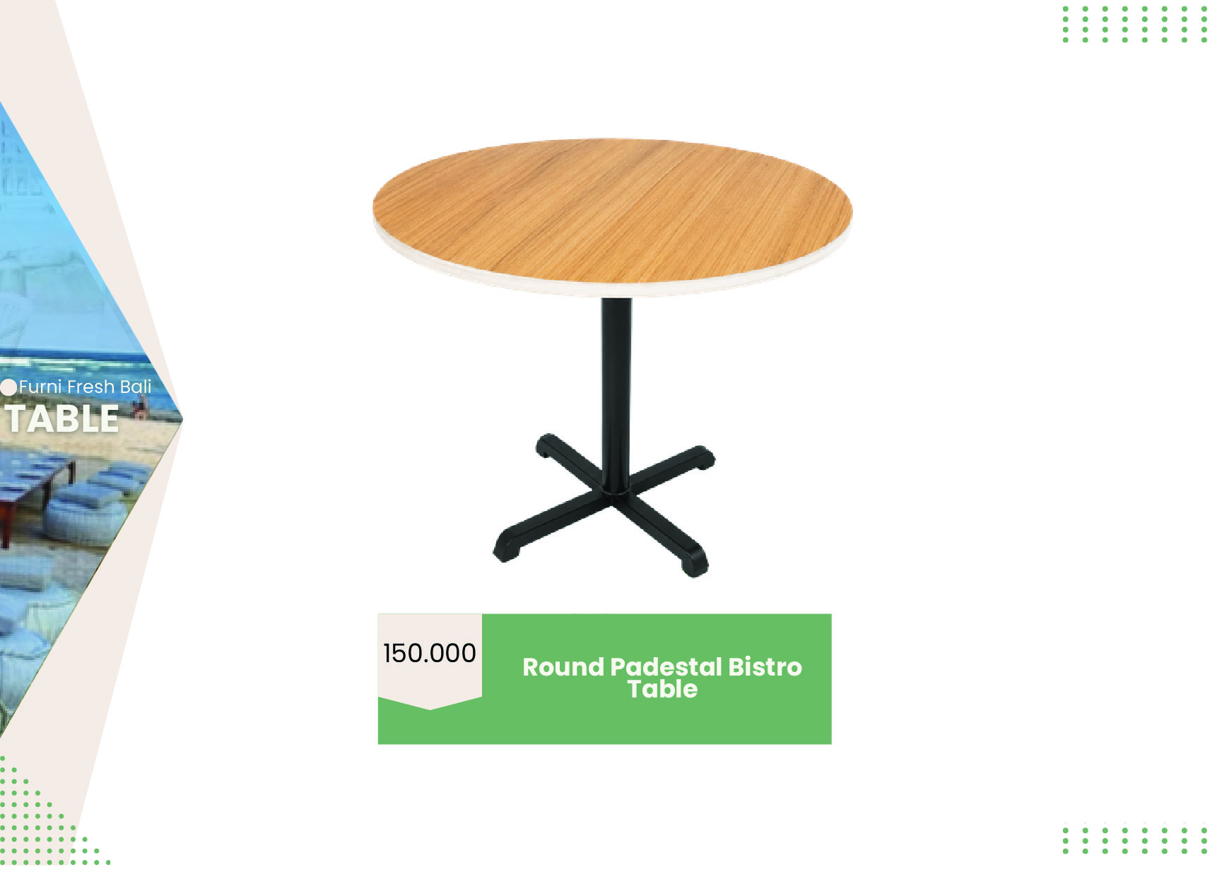 Round Pedestal Bistro Table