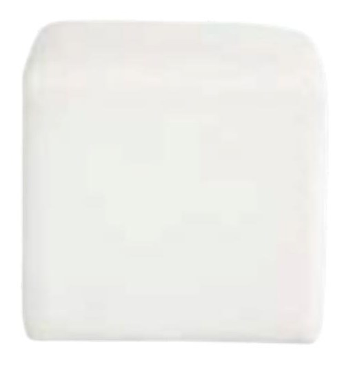Off White Ottoman Single