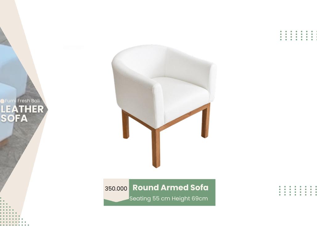 Round Armed Sofa