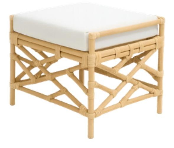 Rattan Ottoman