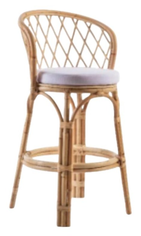 Rattan Barstool