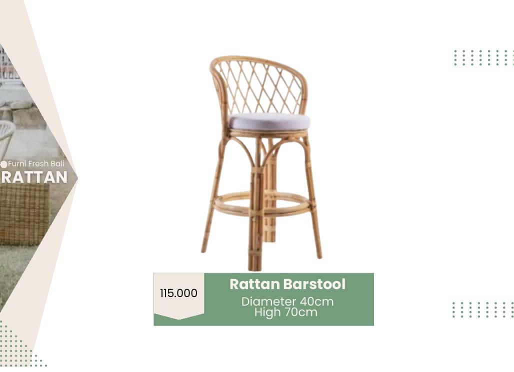 Rattan Barstool