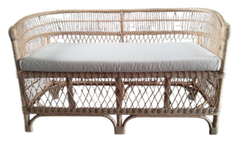 Jepara Rattan Double Sofa