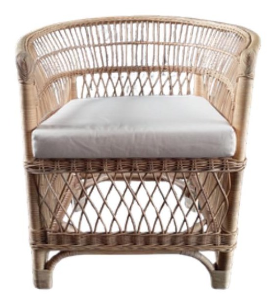 Jepara Rattan Single Sofa