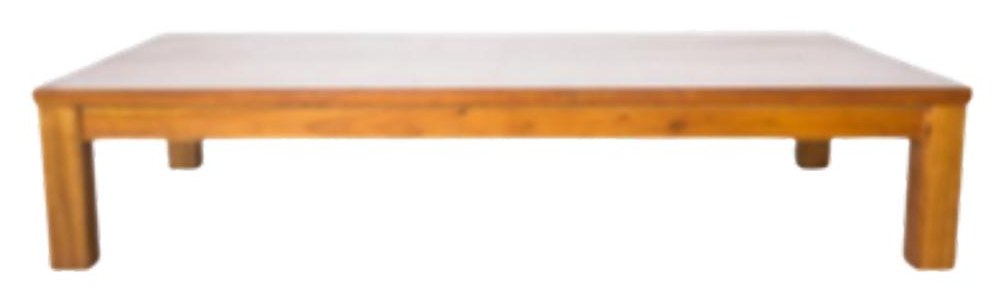 Low Wooden Table — Rectangular