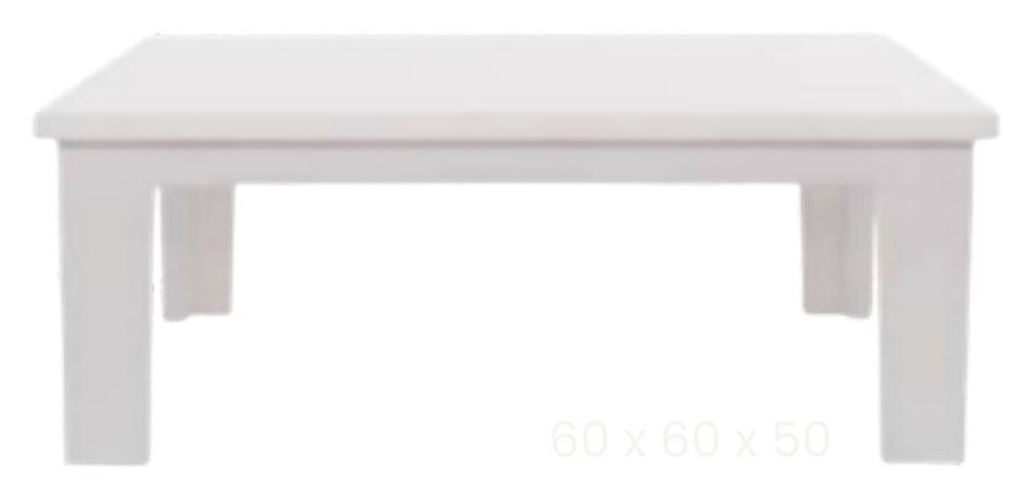 White Square Coffee Table