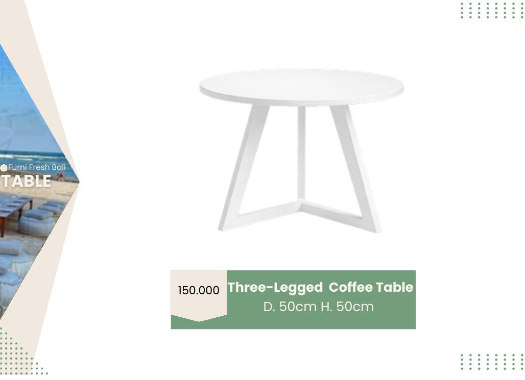 Three-Legged Coffee Table — Styled