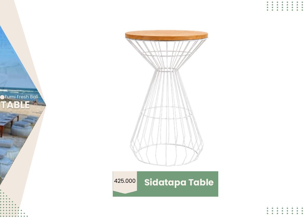 Sidatapa Table