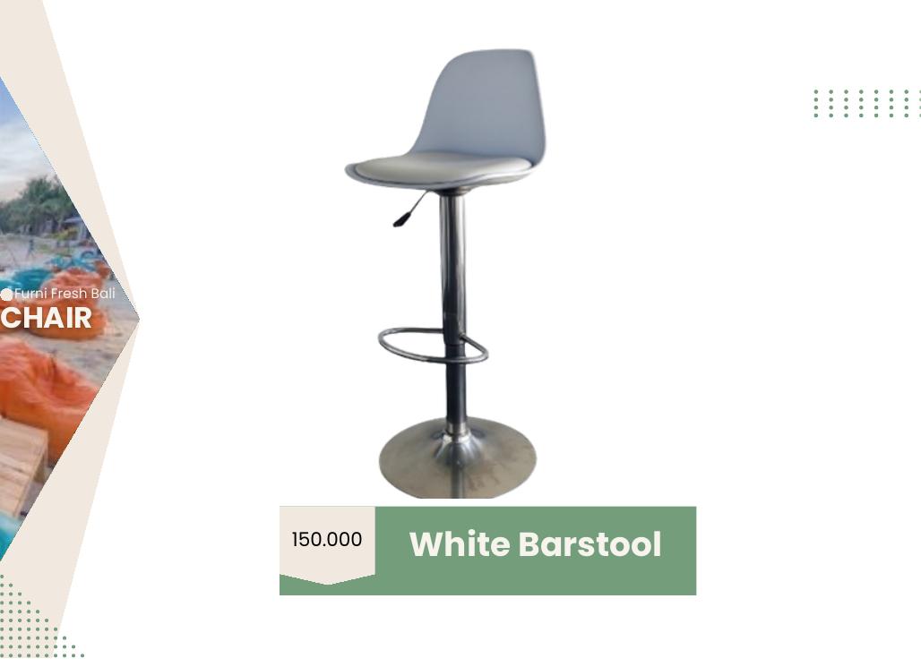White Barstool