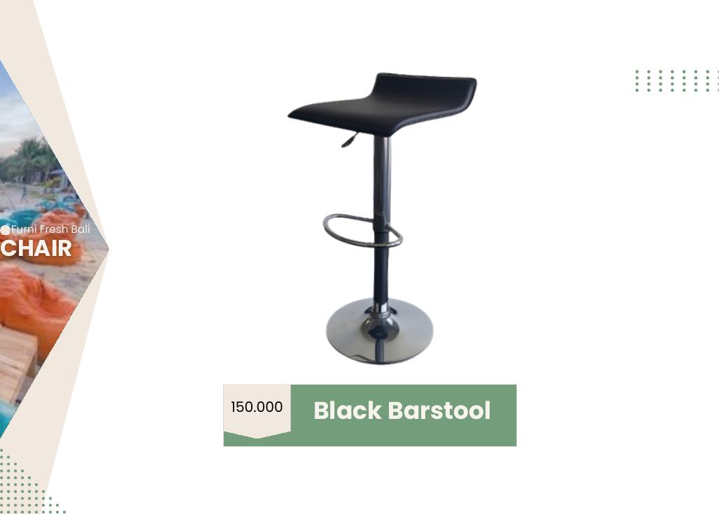 Black Barstool