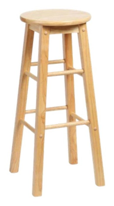 Natural Wood Barstool