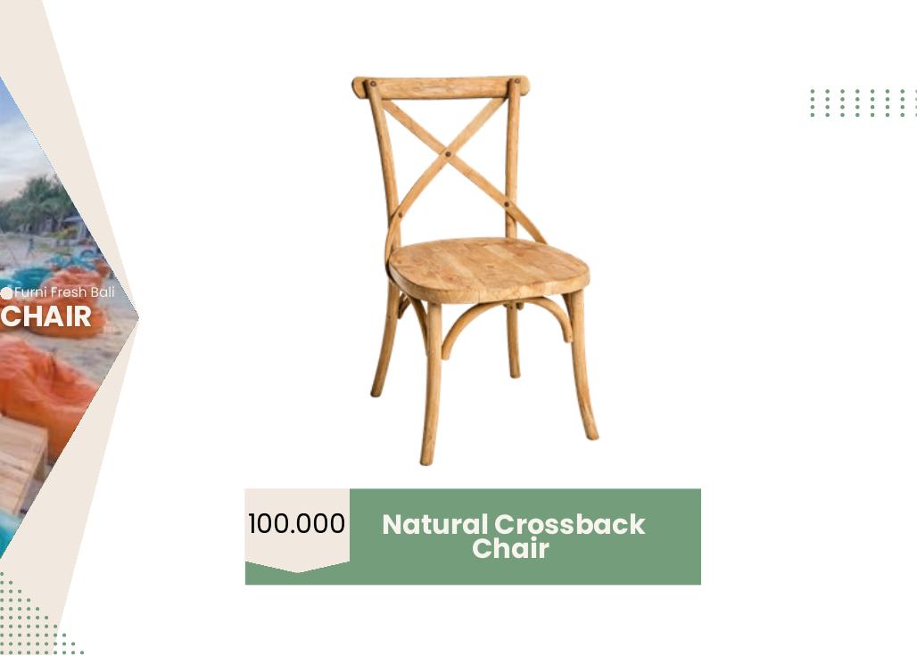 Natural Crossback Chair