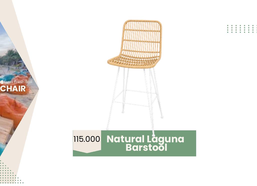 Natural Laguna Barstool