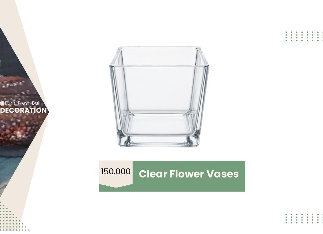 Clear Flower Vases