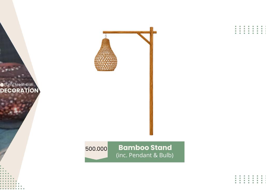Bamboo Stand (Pendant & Bulb)